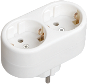 тройник т-01/02 (2 круглых места) iek 