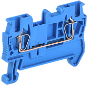 клемма пружинная кпи 2в-1,5 17,5а синий iek (упак.60шт) 