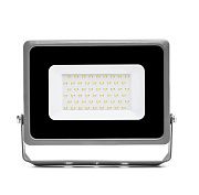 прожектор светодиодный wolta wfl- 50w/07 серый 50вт 6500к ip65