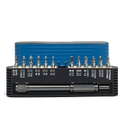 набор отвертка с битами нб-25 мини серия мастер (квт) 