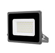 прожектор светодиодный wolta wfl- 50w/07 серый 50вт 6500к ip65