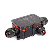 коробка распределительная герметичная 3-х вводная mg box m-3 ip68 (fortisflex)