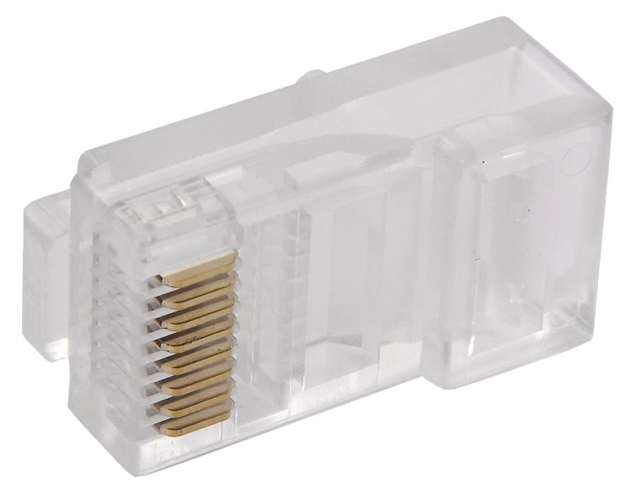 разъём rj-45 utp для кабеля кат. 5е generica