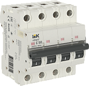 armat автоматический выключатель m06n 4p c 50а iek