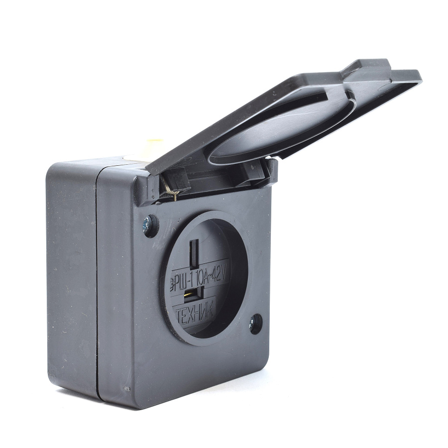 розетка рп-2б (рш1-10-42) 10а 42в ip43