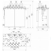 трансформатор тмг-40/10-ухл1  10/0,4 кв  д/yн-11  алттранс  2025г