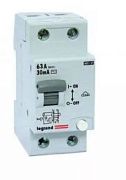 выключатель дифференциальный (узо) lr 2p 63а 30mа legrand