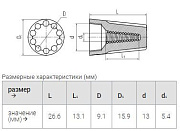 соединительный изолирующий зажим сиз-5 (4,0-13,5 мм2) красный ™квт (упак.100шт)