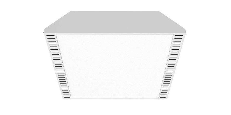 светильник светодиодный + рециркулятор кама 64.5080.34 н20 п-уф2 595х595х130мм (дюрей)