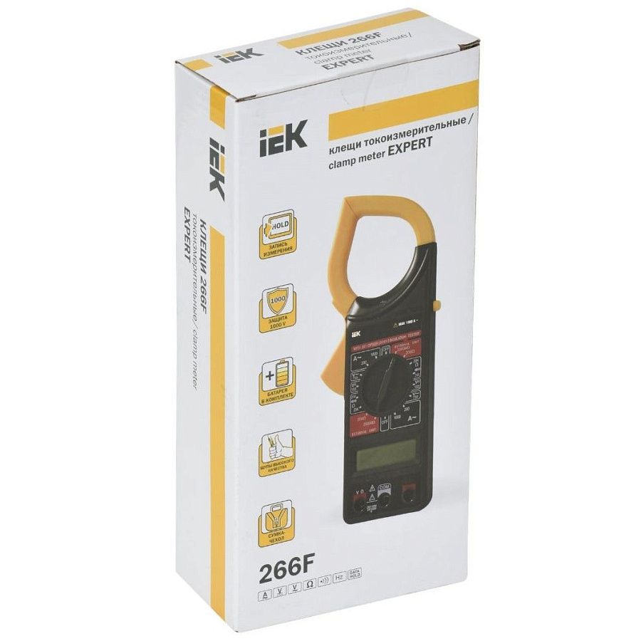 клещи токоизмерительные expert 266f iek