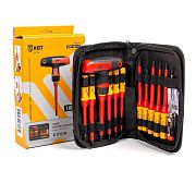 набор диэлектрических отверток нио-4412-т серия профи (квт) 