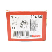 реле тепловое rtx-1 (5,5-8,5а) 1н.о+1н.з (типоразмер 1) legrand (29464) 
