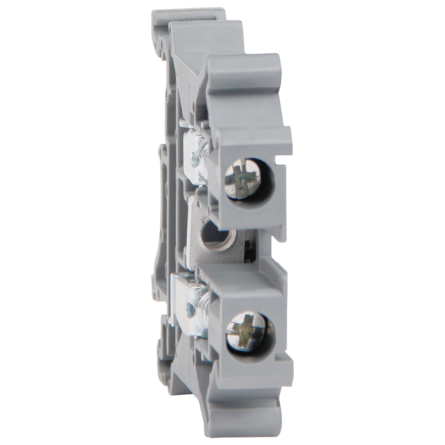 клемма проходная opticlip tb-6-i-41a-(1,5-6)-серый (keaz) 