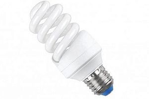Лампа энергосберегающая КЭЛP-FS Е27 15Вт 4000К спираль ЖКХПАК 20 шт ECOLIGHT