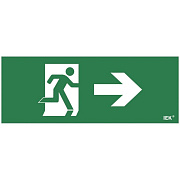 этикетка самоклеящаяся 240х90мм "фигура/стрелка вправо" iek