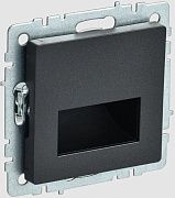 brite подсветка светодиодная встраиваемая пл20-брч черный iek