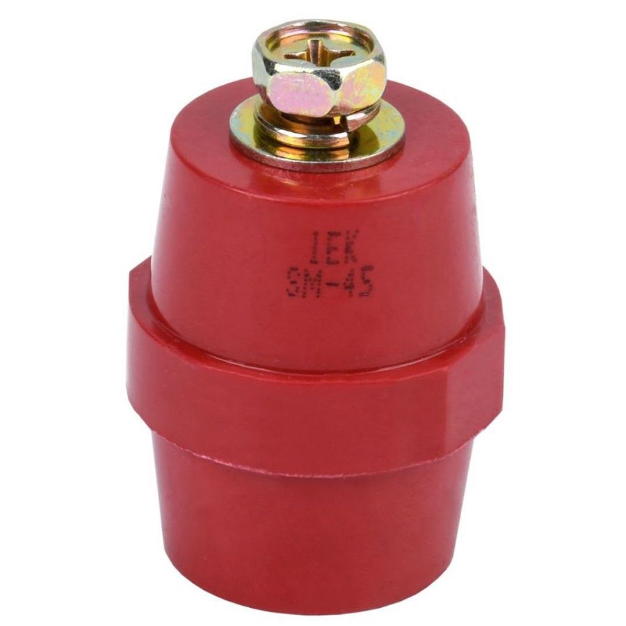 изолятор sm45 (м8) силовой с болтом iek 