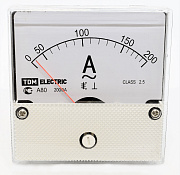 амперметр а80  200/5а  (80х80мм)
