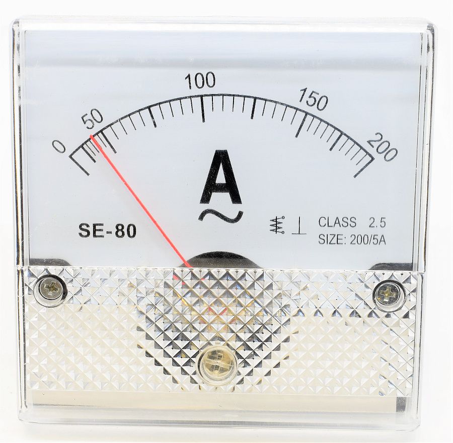 амперметр se-80  200/5а  (80х80мм)