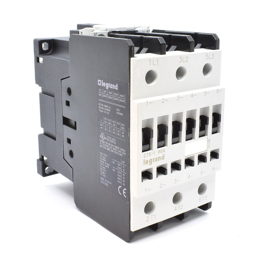 контактор ctx-1 80а 400в legrand
