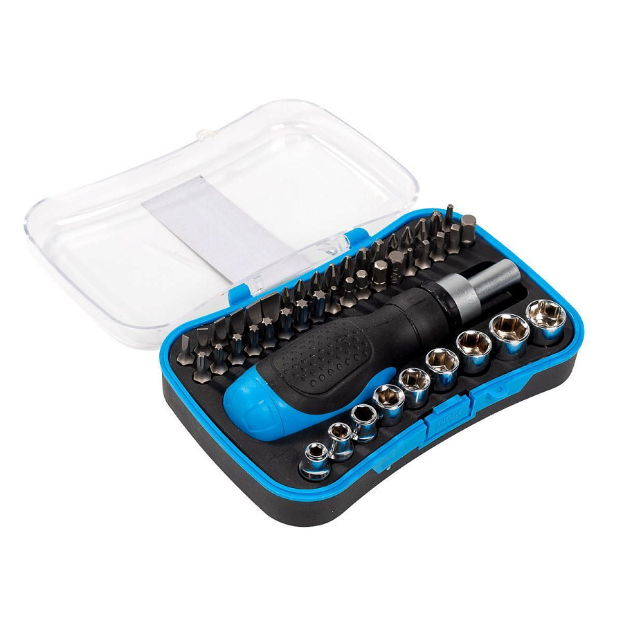 набор отвертка с битами нб-46 серия мастер (квт) 