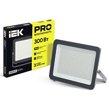 Прожектор СДО 07-300 светодиодный серый IP65 IEK