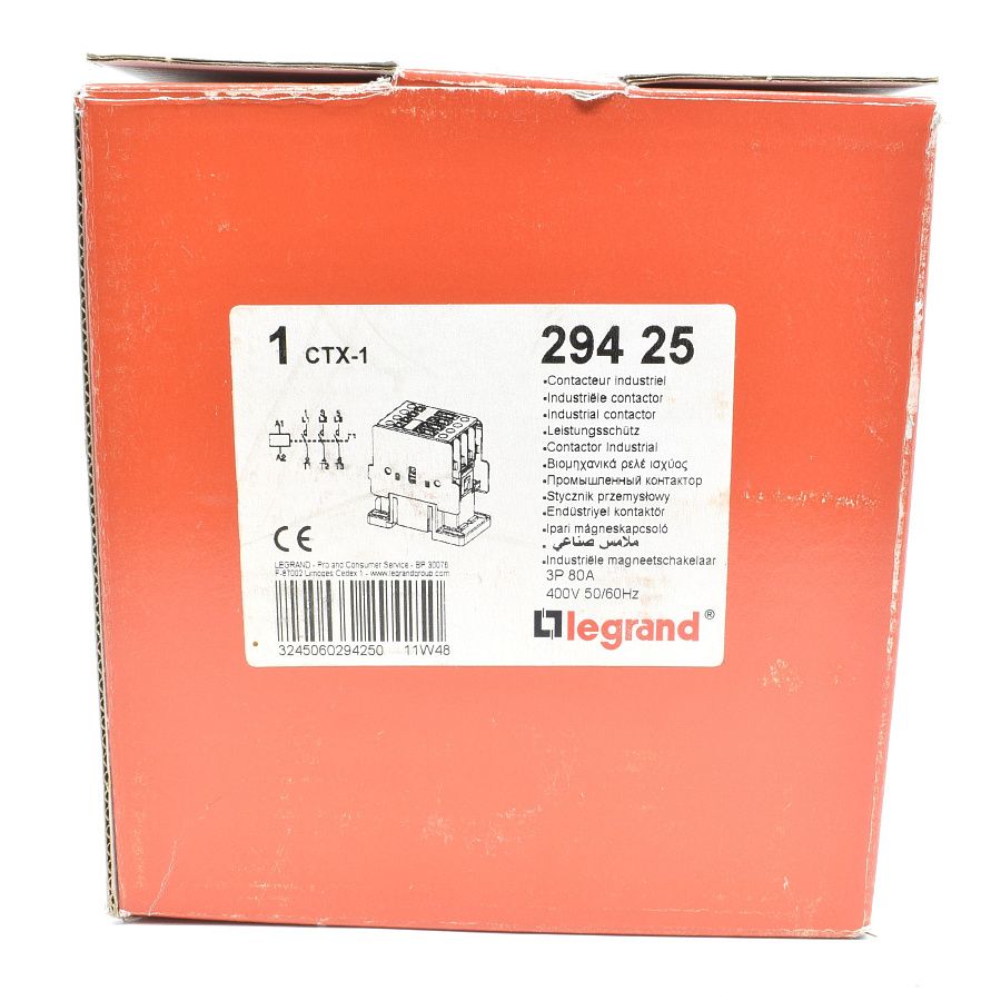 контактор ctx-1 80а 400в legrand