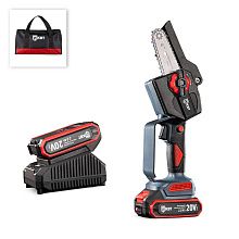 Пила цепная аккумуляторная CBS-20-04 бесщеточная с размером шины 4 дюйма (10см) КВТ