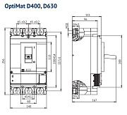выключатель автоматический optimat d400n-mr1-у3 (keaz)