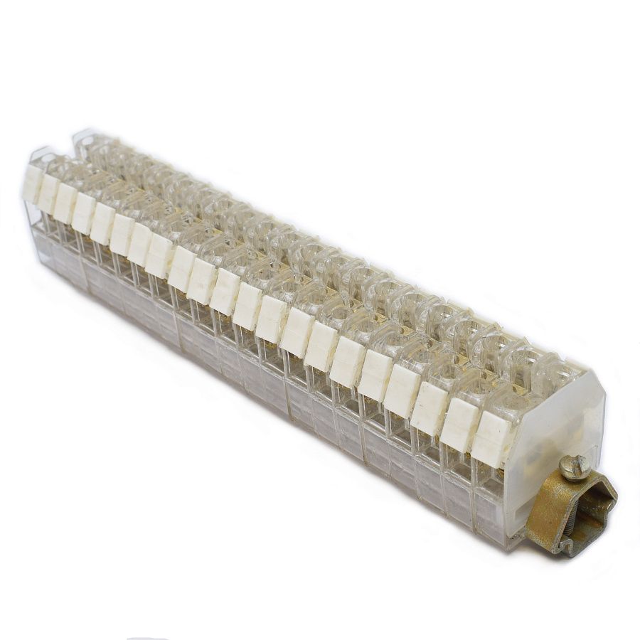 блок зажимов бзн-16 4п 25-0/0  ухл-21 25а 21 пара клемм