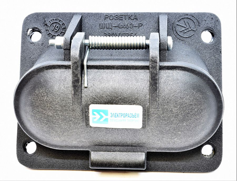 розетка щитовая шщ 4х60-р 60а/380в ip54 керамика 