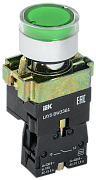 кнопка lay5-bw3361 с подсветкой зеленый 1з iek