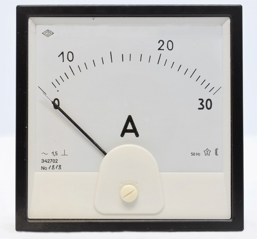 амперметр э 42702   20/5а (120х120мм)