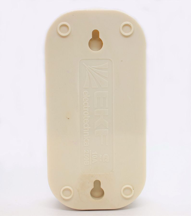 колодка "эксперт" без з/к 2 гнезда 10а  ekf 