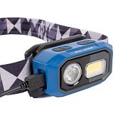 фонарик налобный hl-6567 серия explorer светодиодный с сенсором движения (квт)