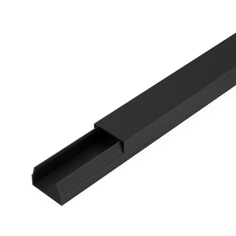 кабель-канал   "чёрный"  15х10 (упак.144м) [промрукав]