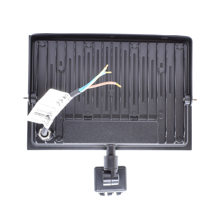 прожектор светодиодный le led fl ir  100w black ip65 с сенсором (leek)