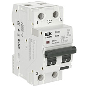 автоматический выключатель дифференциального тока armat авдт b10n 1p+np c16 30ма тип a (36мм) iek