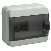 tekfor корпус пластиковый кмпн-8 ip65 черная прозрачная дверь iek