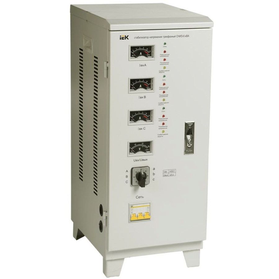 стабилизатор напряжения сни3-6 ква трехфазный iek
