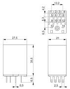 реле общего назначения ogr-2 4c 24в dc oni 