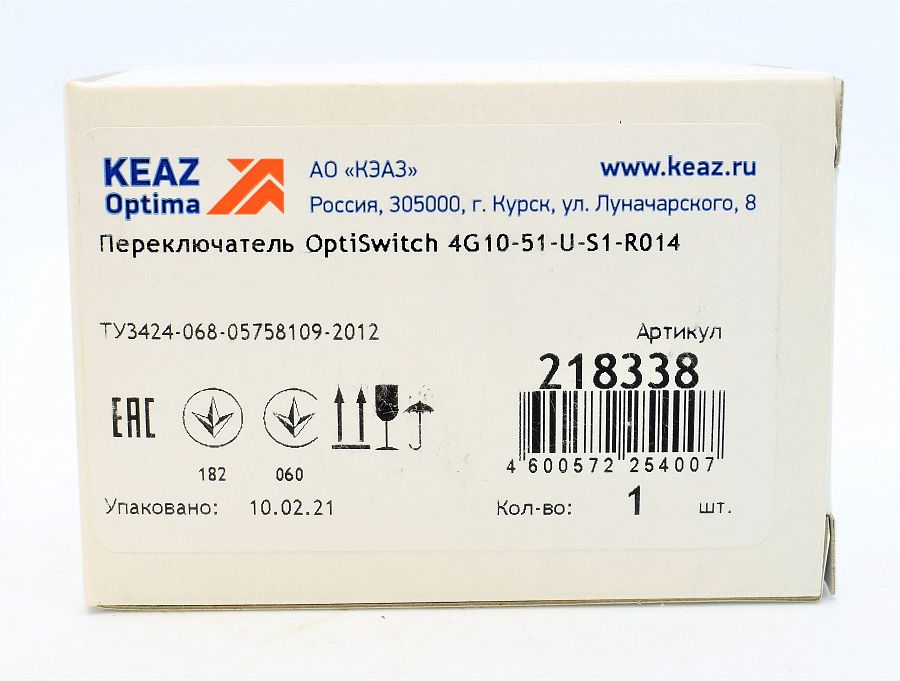 переключатель optiswitch 4g10-51-u-s1-r014
