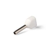 наконечник ншви (2) 0,5-8 серый 2х0,5 мм2 (квт) упак.100шт.