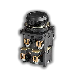 кнопка ке-182/3 черный 2з+2р ip40