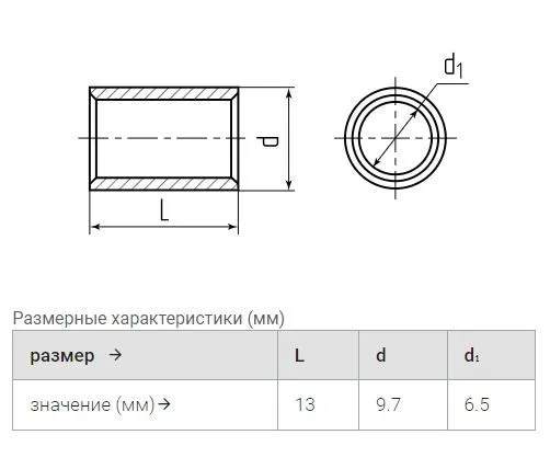 гильза гмл-п 25 (квт) упак.100шт