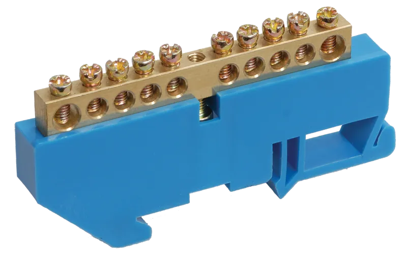 шина нулевая изолятор на din-рейку шни-8х12-22-д-с 