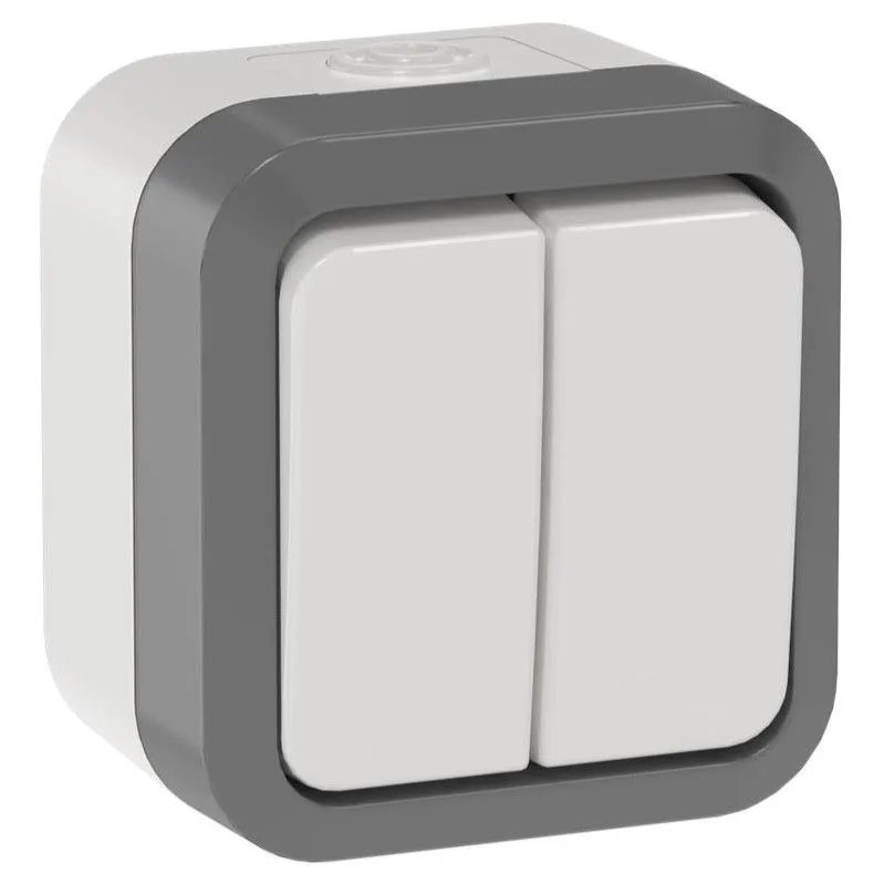tors выключ. двухкл. прох. 10а ip55 ts225 сер-бел iek