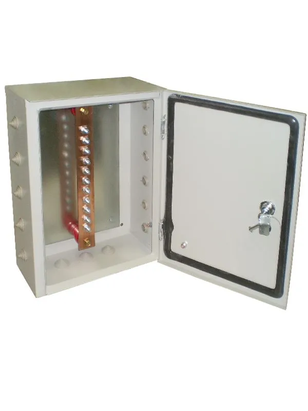 ящик гзш21-10-475а ip54 (медь 4х30, до 475а, 10 подключений)