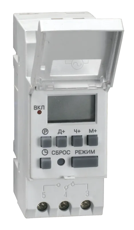таймер тэ15 цифровой 16а 230в на din-рейку iek 