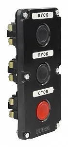 пост кнопочный пке 122/3  ip54 карболит